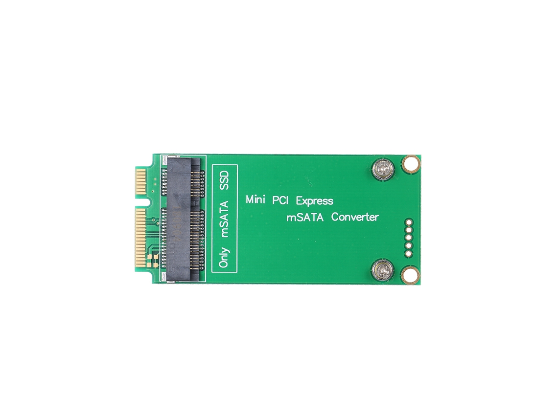 Tarjeta Adaptadora Conversora Mini Pci-e Express Msata Tarjeta Riser Para Ssd