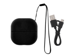 Cargador Inalámbrico Ultra Delgado Mini Cuadrado 1000ma Carga Rápida Negro
