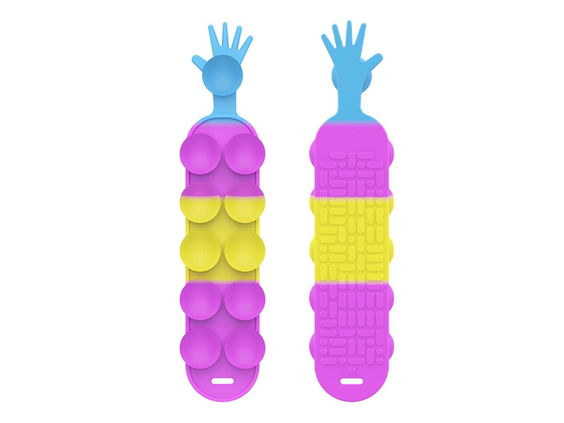 Ats-hoja De Silicona Con Ventosas Juguete Para Niños Alivio Del Estrés Juguete Sensorial Suave