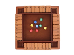 Jogo De Dados De Madeira (4 Jogadores, Clássico Mesa)