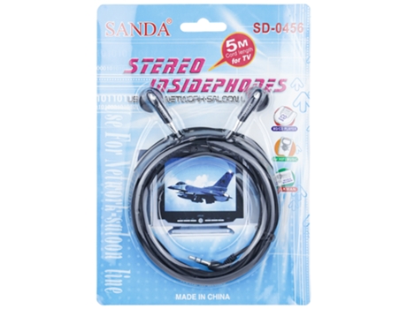 Auriculares Con Cable Sanda Sd-0456 (Negro)