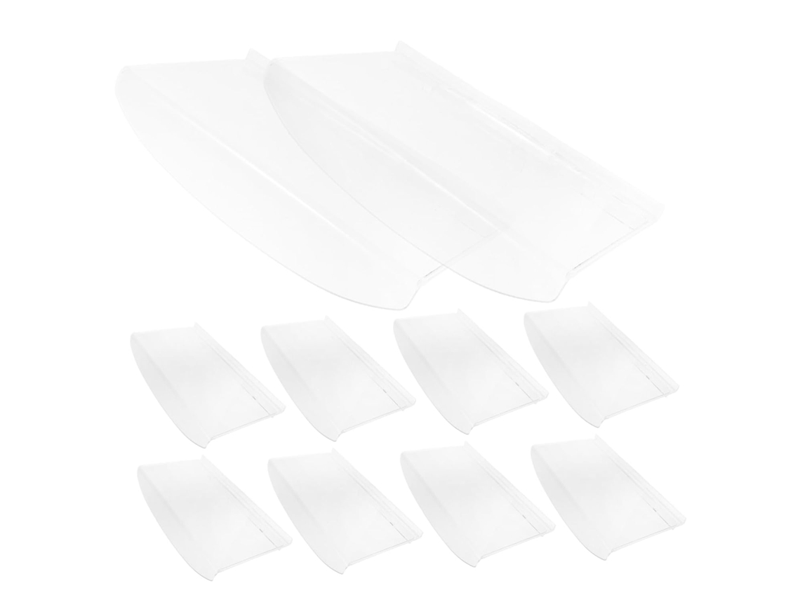 10 Piezas De Zapatero Colgante Transparente Para Pared De Dormitorio, Soporte Para Zapatillas Montado En La Pared