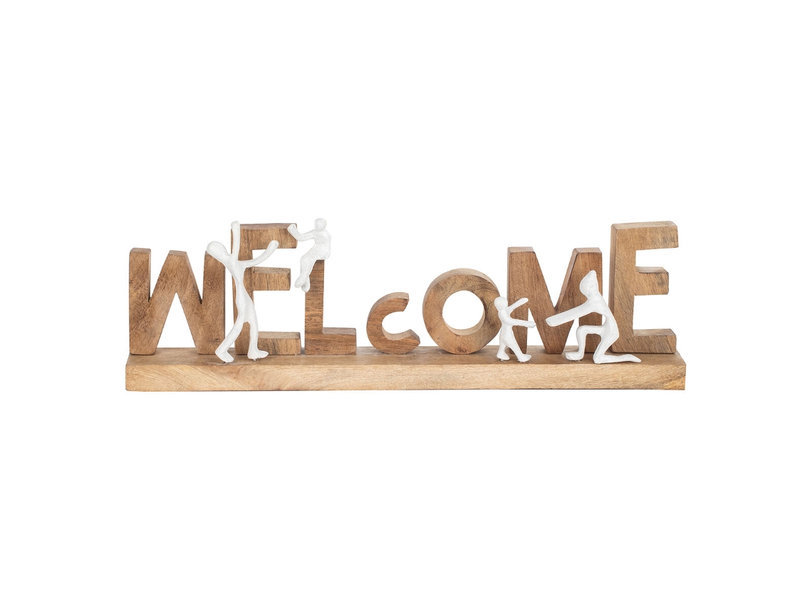 Figura Decorativa SIGNES GRIMALT Welcome 6,5x15x50,5 cm