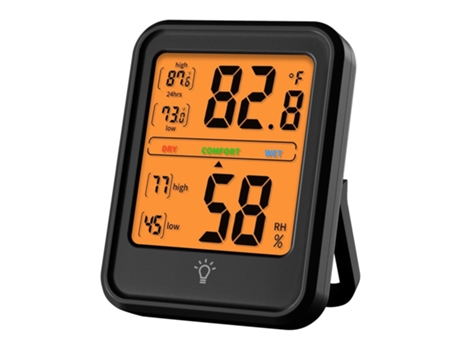 KKmoon Termómetro higrómetro digital Medidor de temperatura y humedad interior Medidor de monitor con pantalla LCD para el hogar Dormitorio Oficina...