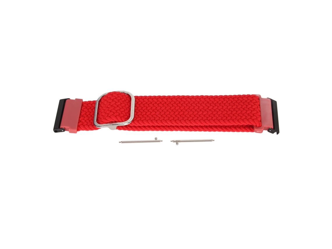 Correa Ajustable De Nailon Para Suunto Spartan Suunto7 D5i Sport, Transpirable, Roja.