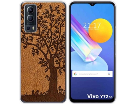 Carcasa Vivo Y52 5G TUMUNDOSMARTPHONE Cuero 03 Multicolor