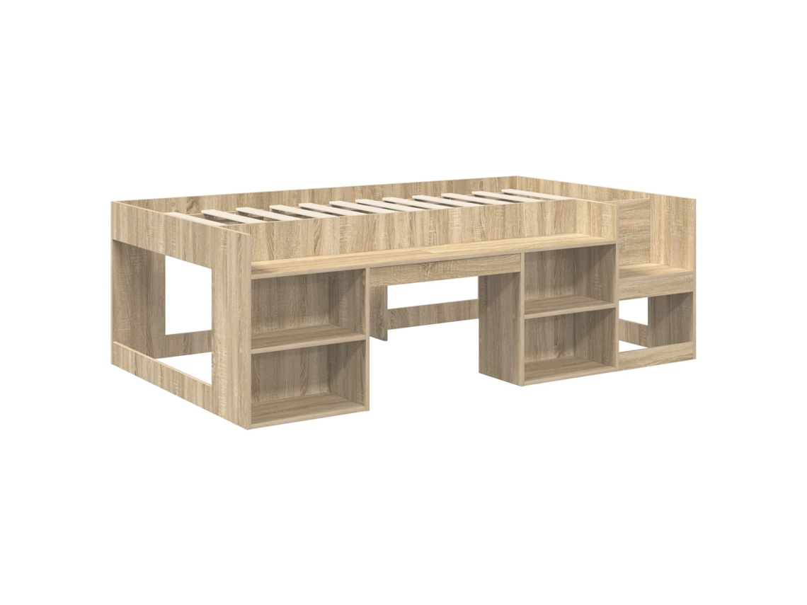 Maison Exclusive - Cama Infantil Con Almacenamiento Roble Sonoma 90 X 190 Cm