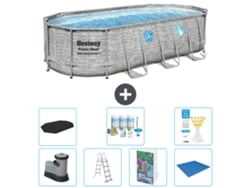Bestway Piscina Bestway Power Steel Oval - 549x274x122 Cm - 8-peças S599