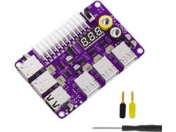 Adaptador Usb De 24 Pines Y Carcasa De 12 Puertos (accesorios De Oficina)
