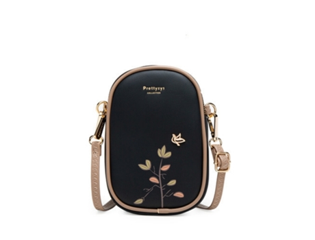 Bolsa crossbody para telefone, bolsa de ombro, bolsa, bolsa Negro