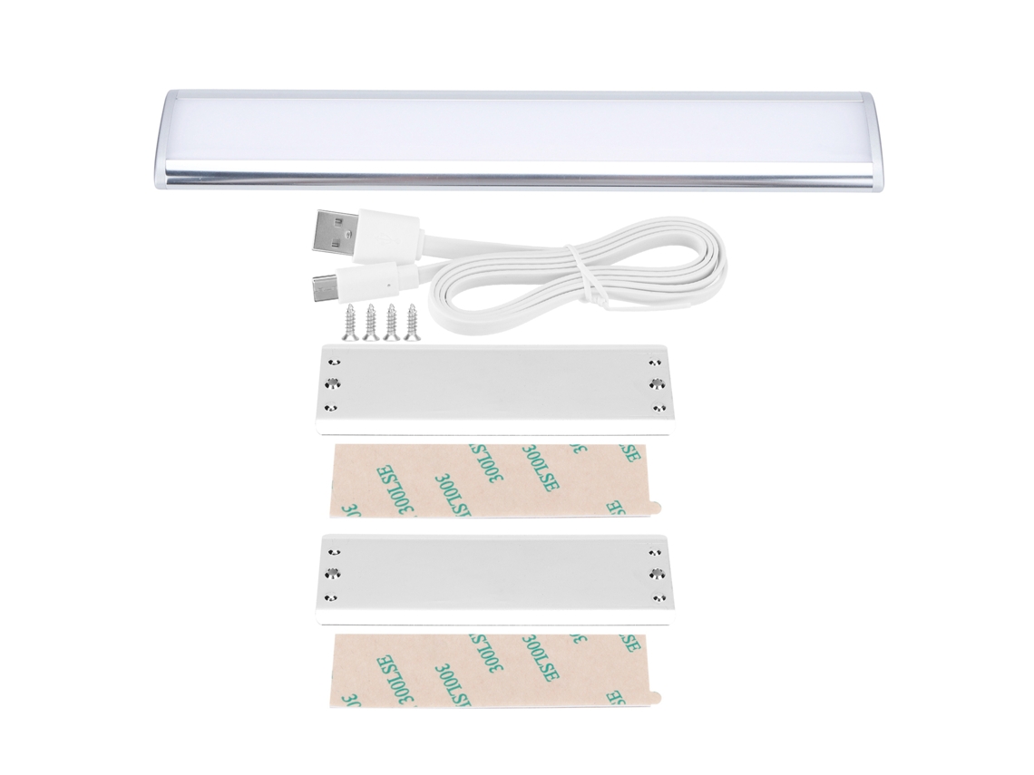 2026-luz Led Inalámbrica Para Armario Con Control Remoto Regulable 24cm Blanco Frío 6500k