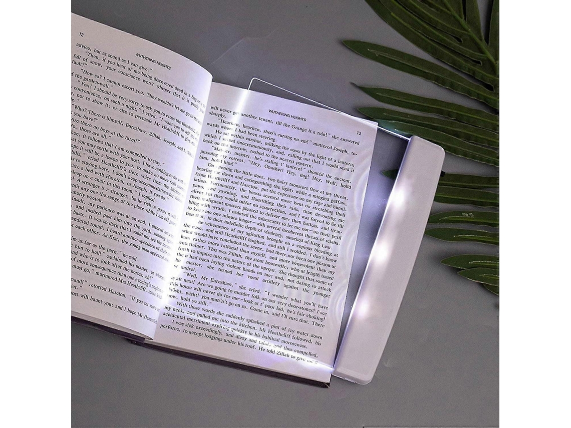 Rebe-lámpara De Lectura Led Para Estudiantes, Luz Nocturna Portátil Antifatiga Ojos, Ideal Para Dormitorio Viajes Regalo Navidad Cumpleaños Blanco