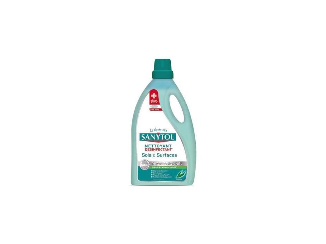 Desinfectante Sanytol Pro Desinf Sols Superficies 5l Interior Verde