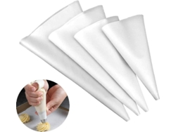 4 Bolsas De Glaseado Reutilizables Tamaños Xl L M S Con Portahileras Profesionales Para Decorar Pasteles Galletas Fondant