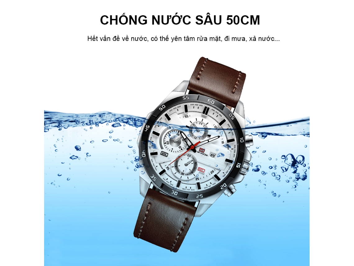 Reloj De Cuarzo Para Hombre, Estilo Casual, Cristal Resistente A Los Arañazos, Batería De Larga Duración, 1, 2, 3, 4, 5, 6, 7