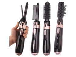 Secador De Pelo 4 En 1 Con Cepillo, Kit De Peinado Y Cepillo Térmico Para Alisar, Dar Volumen Y Crear Rizos.