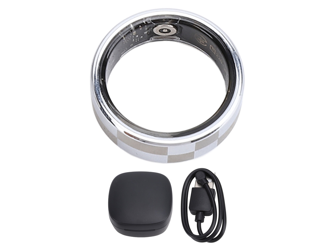 Anillo Inteligente Para Monitorizar El Sueño, De Acero Y Aluminio, Con Aplicación Y Estuche De Carga Para Hombres Y Mujeres, 20,7 Mm.