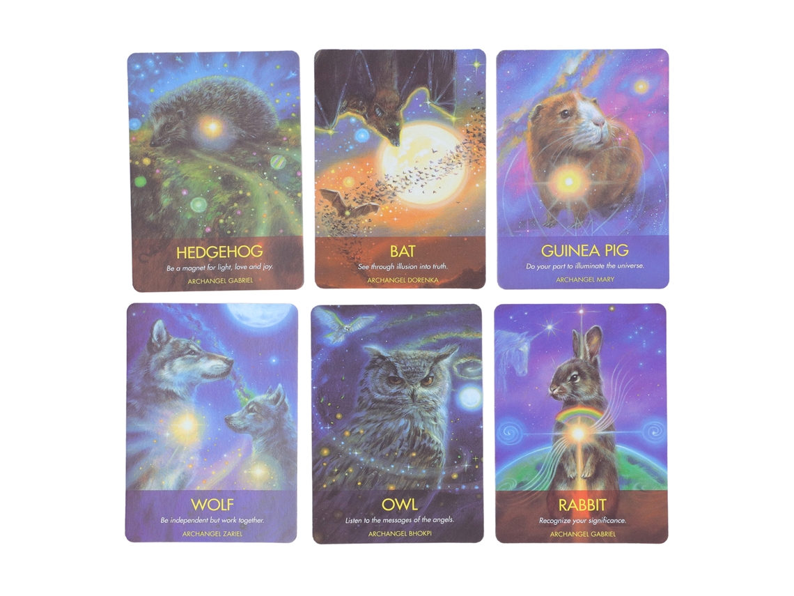 2026-mazo De Tarot Con Patrones De Animales Para Adivinación Y Juego De Mesa, Ideal Para Fiestas Y Principiantes