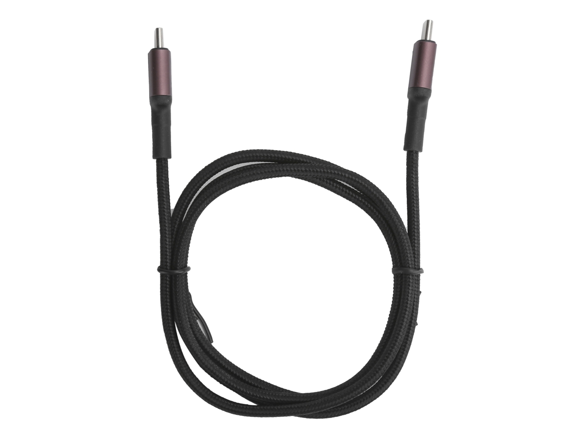 Cable De Datos C-c (carga Rápida Y Transmisión De Datos) Kuulaa Zinc Alloy Z1 Rojo 1m