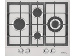 Placa de Gas CATA LGD 631 inox (Gas Natural - 58 cm - Inox)