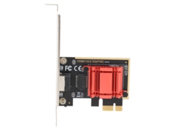 Placa De Rede Pci Express Ethernet 2.5g Gigabit 10/100/1000/25000 Mbps Adaptador Lan Rj45
