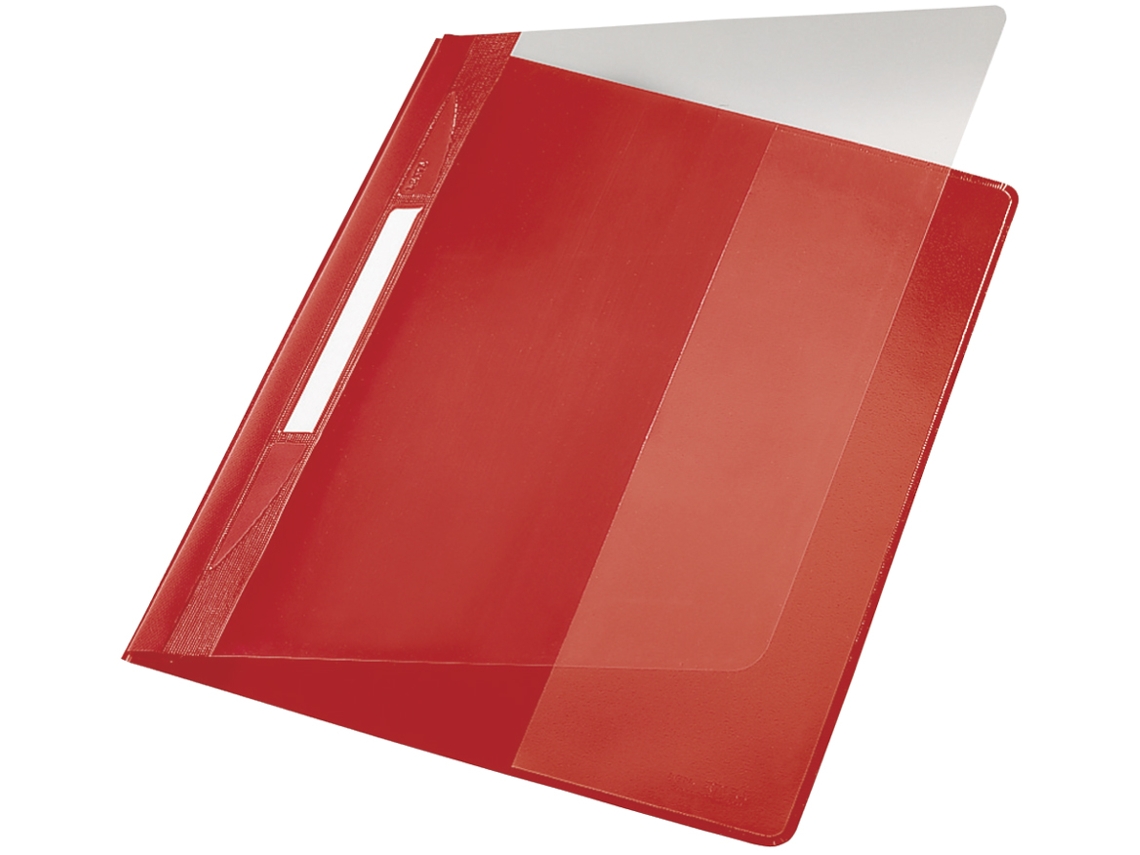Carpeta LEITZ Exquisit Ancho Extra Din A4 Pvc Rojo