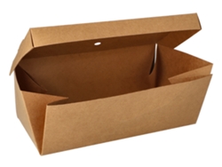 Caja Baguete PAPSTAR Pura Plegable Dimensiones: 130 X 250 X 100 Mm