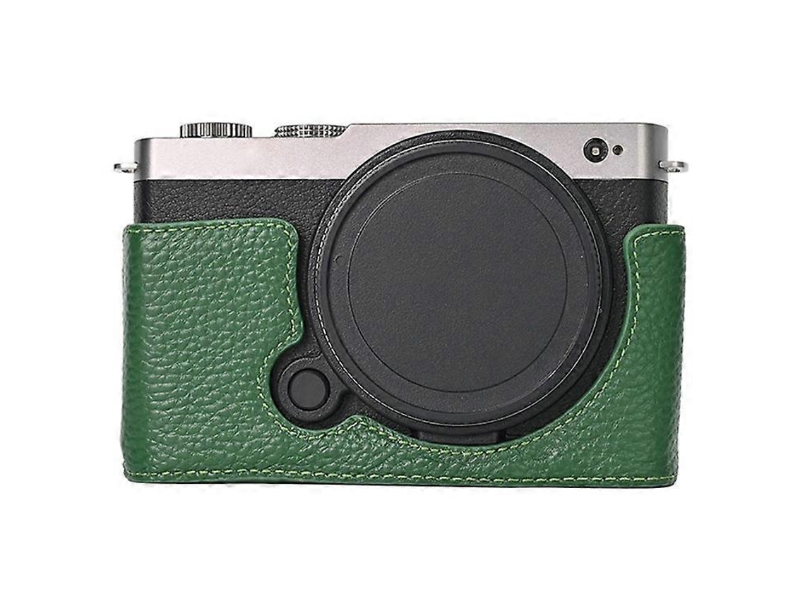 Estuche de cuero genuino compatible con la cámara Panasonic Lumix S9, batería fácil de reemplazar Facpoet