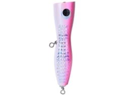 2026rebe-señuelo De Pesca Artificial Largo De Madera Popper Superficial Simulación Bait Para Mar Tackle Rosa