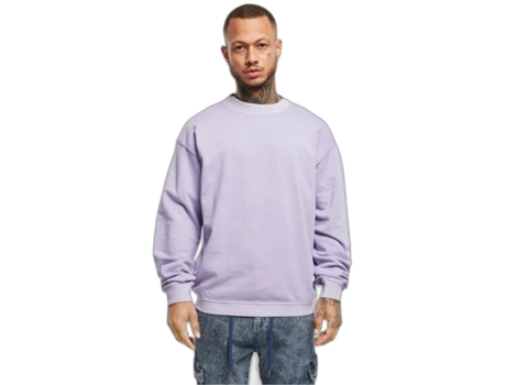 Sudadera URBAN CLASSICS Pigment Dyed Crew Neck Azul (5xL)