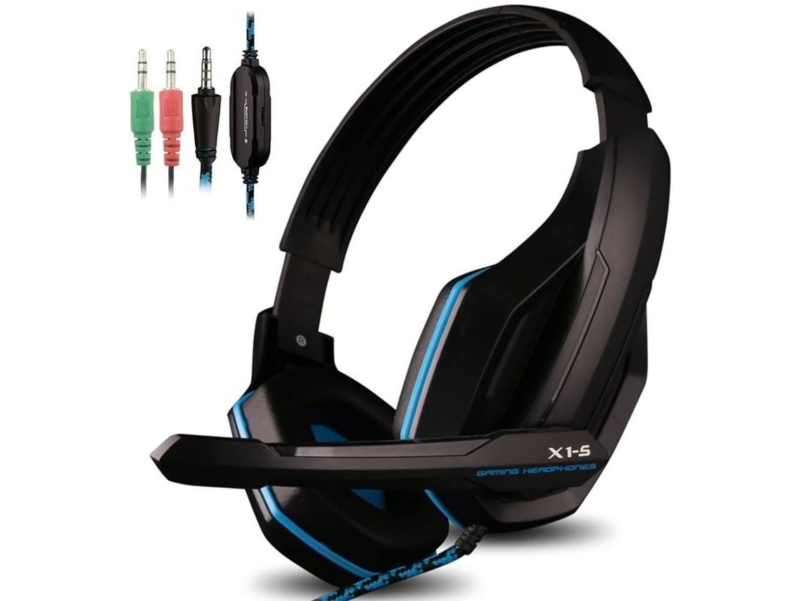 Auriculares Gaming ENKES X1-S para Pc Ps4 Smartphone Tablet Mp4 Multifuncional con Micrófono