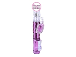 Vibrador Eléctrico Stick Silicona Recargable Juguete Masaje Mujer Morado