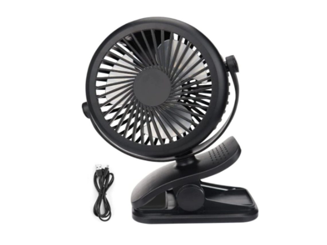 Mini ventilador Yizhood (3 velocidades, 5 W, diámetro 19 cm)