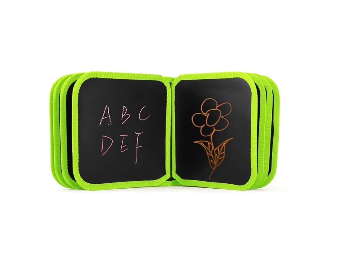 Mesa de dibujo portátil para niños, mesa de coche para niños, mesa de dibujo de grafiti, pizarra infantil reutilizable con 12 bolígrafos, dinosaurio,