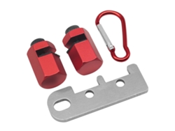 Escuadra De Aluminio Para Medir Escaleras Y Vigas Con Abrazadera Y Gancho Antipérdida.