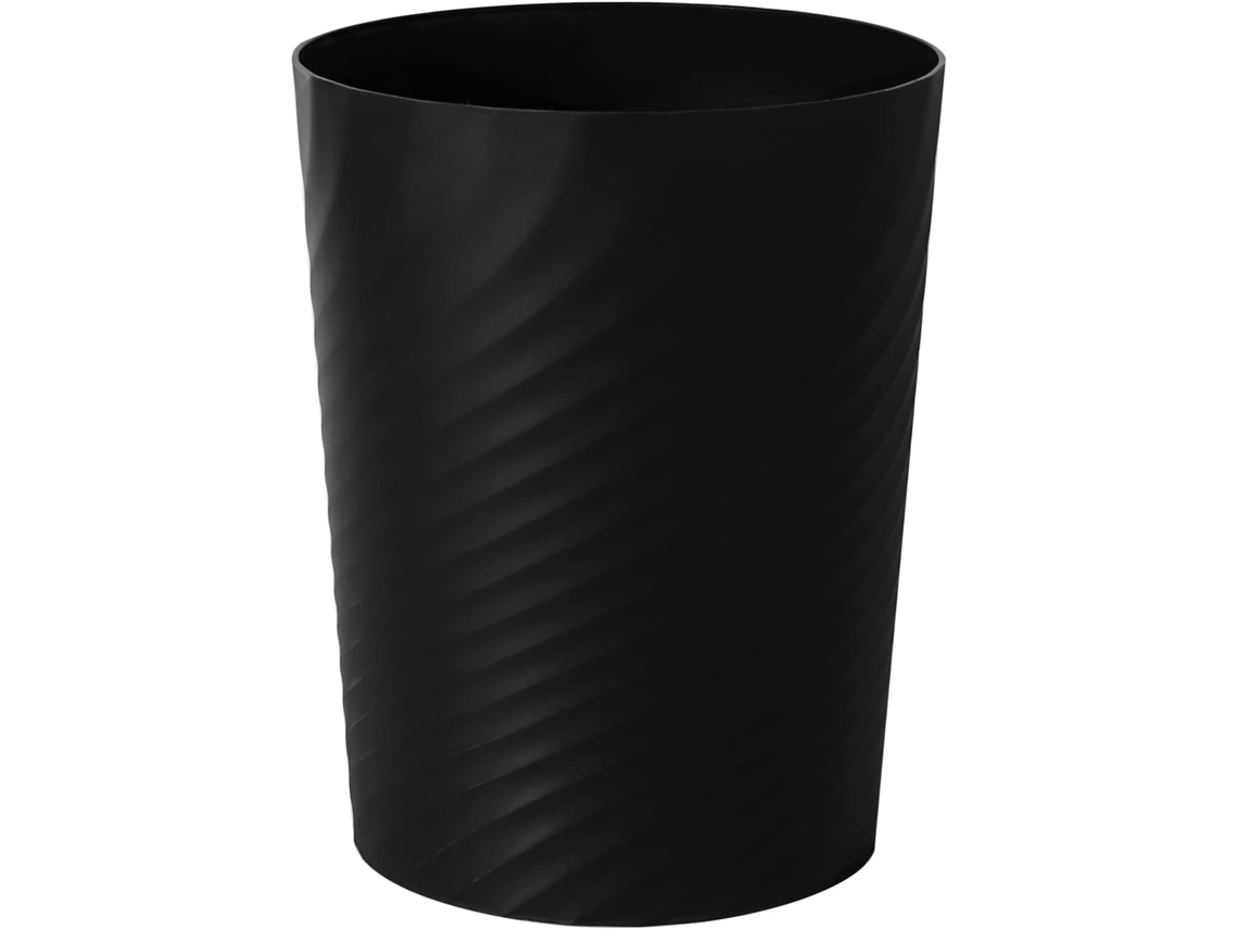 Basurero compacto para baño y oficina, minibasurero versátil, de alta calidad y duradero, perfil delgado para espacios reducidos, fácil de limpiar.