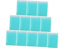 Juego De 50 Bolsas De Envío Autoadhesivas De Plástico De Burbujas, Sobres Acolchados De Color Azul Verdoso.