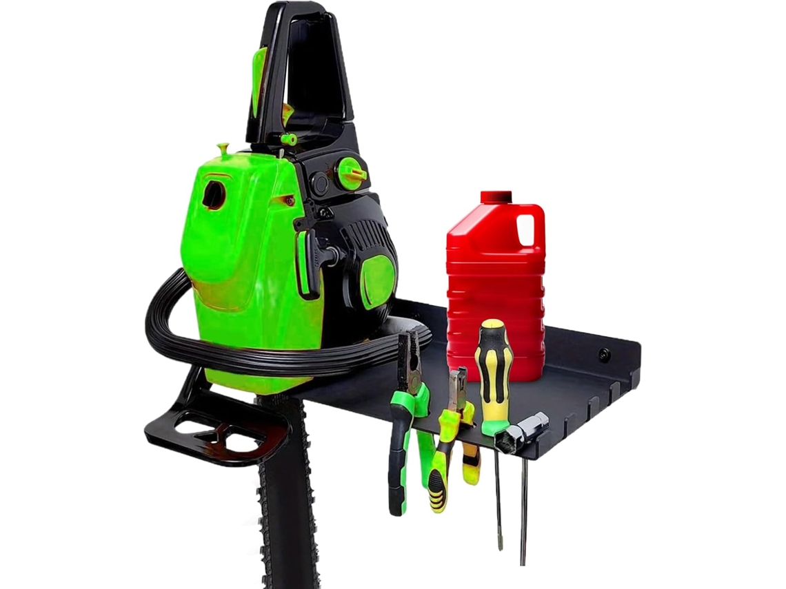 Sistema De Almacenamiento De Cadena Para Motosierra, Soporte De Pared Reforzado Para Garaje.