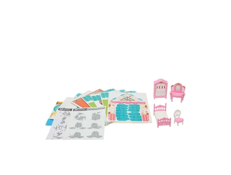 Accesorios BIGBUY KIDS para Casa de Muñecas Dormitorio (Edad Mínima Recomendada: 3 años)