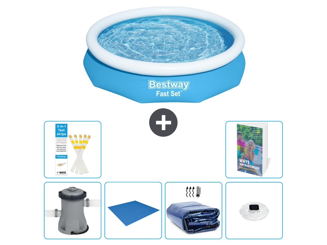 Bestway Piscina Bestway Fast Set Redonda - 305x66 Cm - 7-peças S272