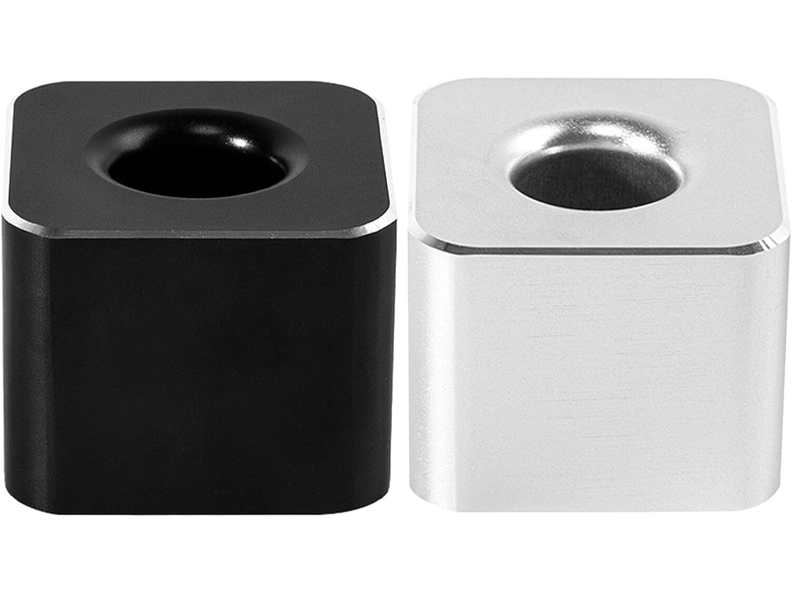 Soporte De Escritorio Metálico Para Brochas De Maquillaje (2 Unidades) Y Portalápices.