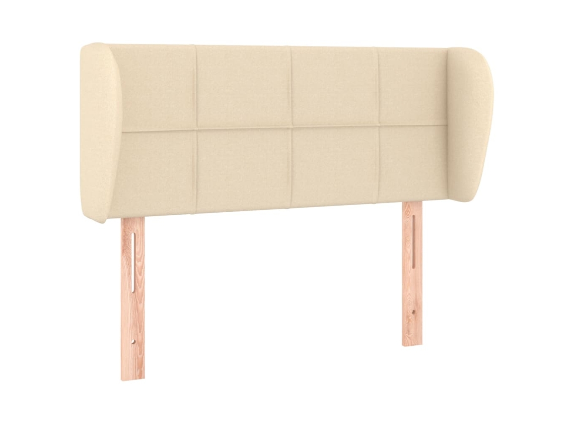 Maison Exclusive - Cabecero De Tela Color Crema 93x23x78/88 Cm