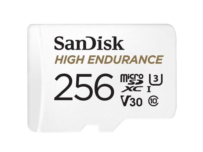 Tarjeta de Memoria SANDISK microSDHC 256GB HE w/Adapter