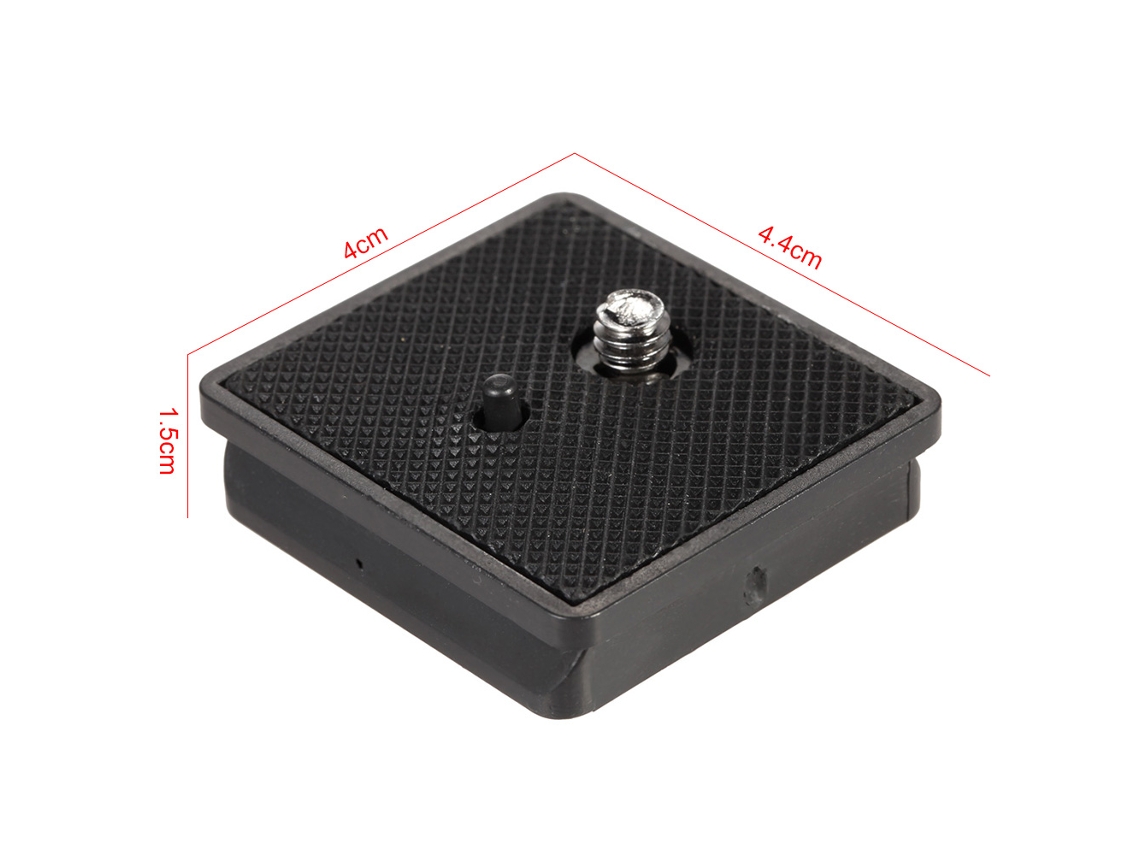 Placa De Liberación Rápida Antideslizante Adaptador 1/4" Tornillo Para Trípode Weifeng 330a Accesorios De Montaje