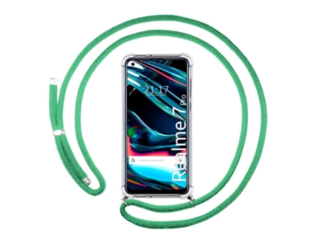 Carcasa Realme 7 Pro TUMUNDOSMARTPHONE Colgante Verde