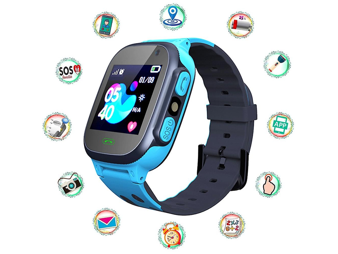Reloj inteligente LBS para niños con linternas, chat de voz y antipérdida. Ideal como regalo de cumpleaños para niños y niñas. Ly Ebike