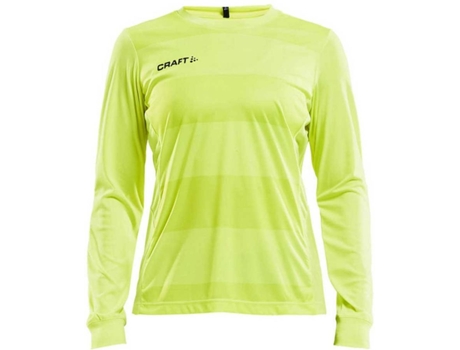 Camiseta de Mujer para Fútbol CRAFT Progress Amarillo (M)