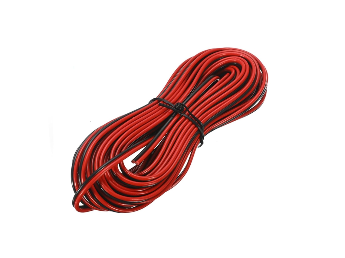 Cable De Audio De Cobre Estañado De 0,2 Mm², 20 Metros, Flexible, Para Altavoces.