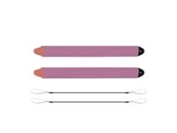 Lápiz Estilo Con Cordones Para Pantallas Táctiles Tableta Teléfono Amigable Para Niños Rosa 2 Piezas