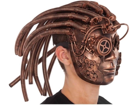 Máscara DISFRAZZES Steampunk Con Rastas De Tubo